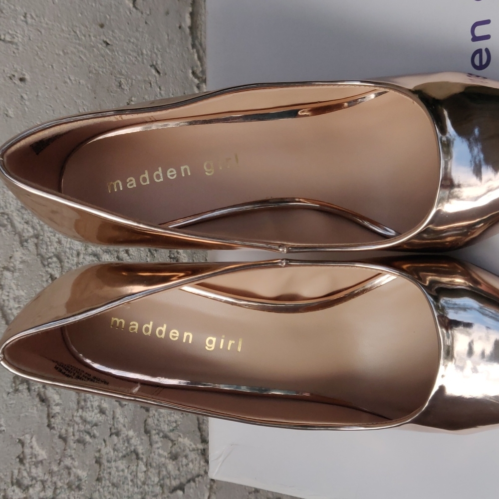 Maden girl panelope women shoes color rose gold size 6 , 7.5 - Picture 8 of 9